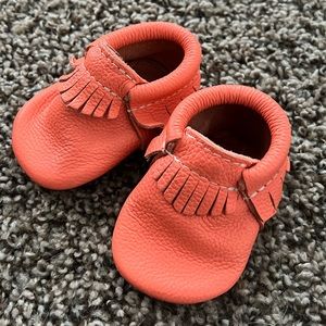 Freshly Picked bright orange Mocs